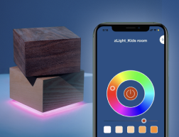 App controlled smart bedroom lighting system for scheduling brightness and color adjustment based on ambient conditions