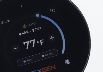 Smart thermostat system for home climate control with adaptive energy-saving thermostat features