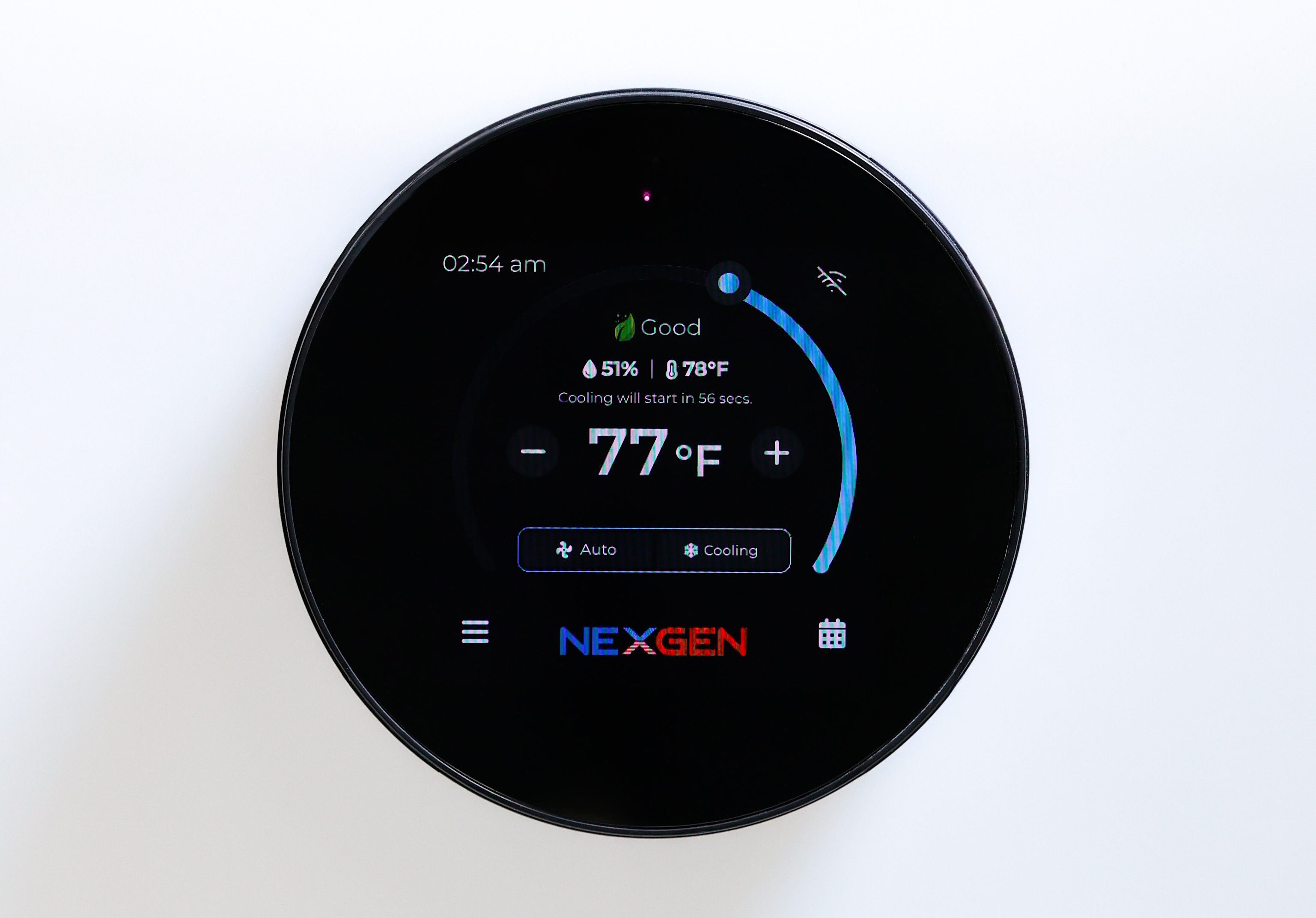 Smart thermostat hardware design project for climate control with scheduling and air quality monitoring